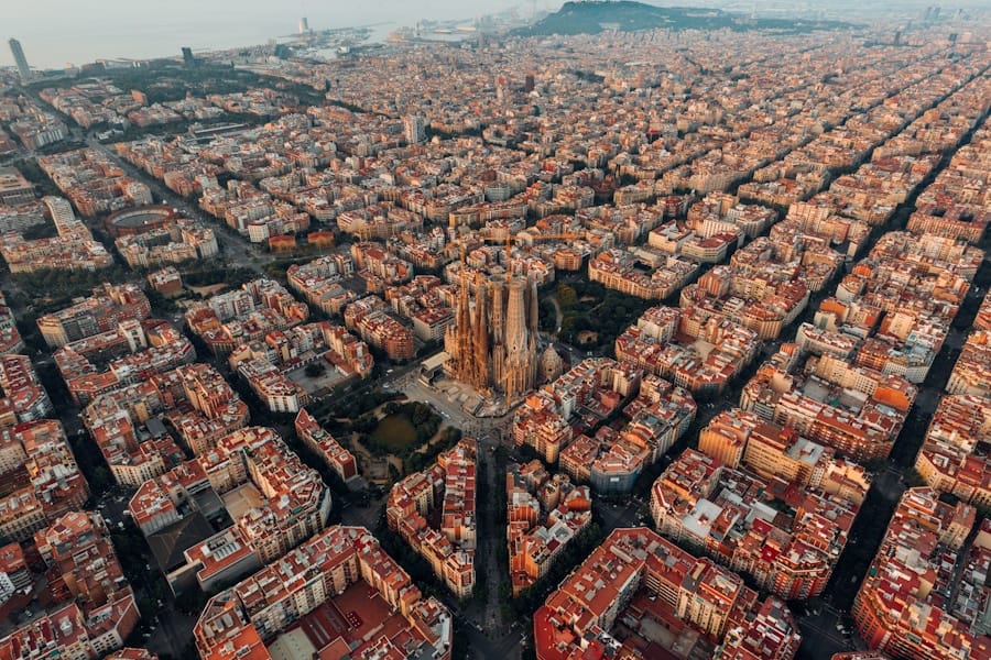 Modèle d'invitation « Barcelone »